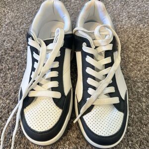 Steve Madden black and white sneakers